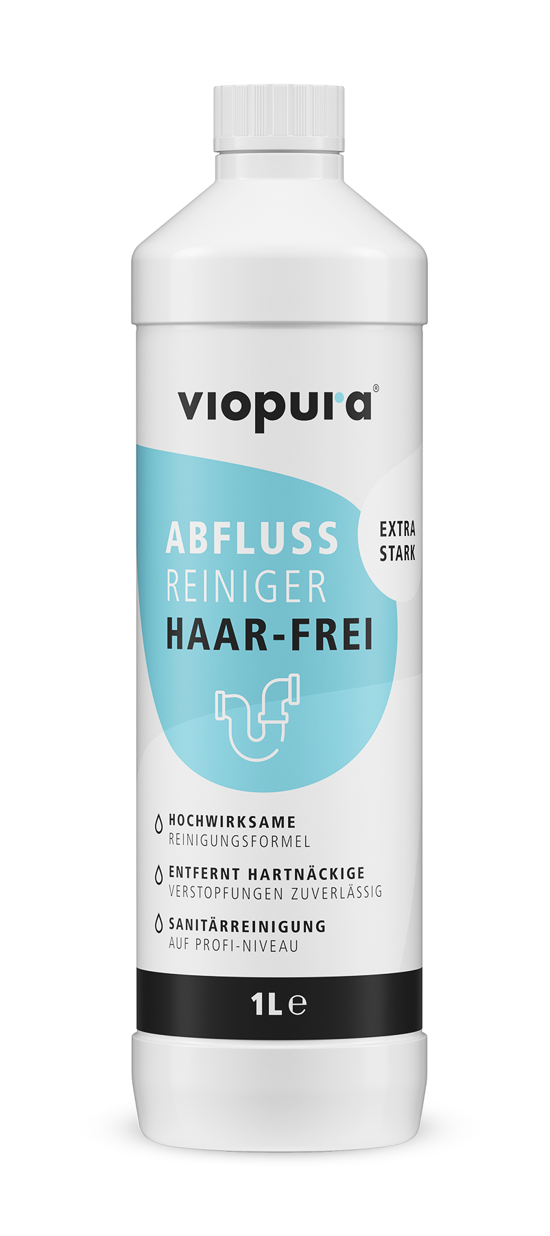 Abflussreiniger - Rohrreiniger - Rohrfrei - Abflussfrei - Haarentferner - extra stark - 1000 ML